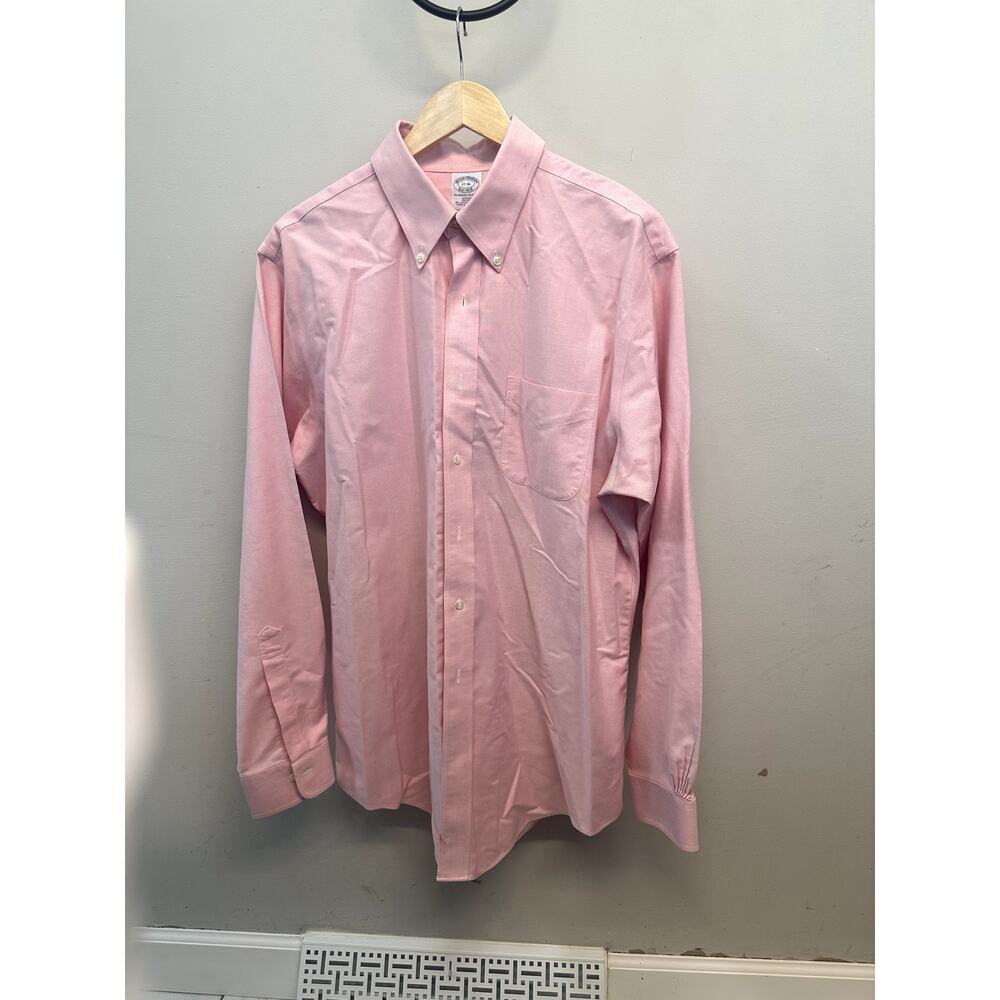 Brooks Brothers Pink The Original Polo Shirt Sz 17-36